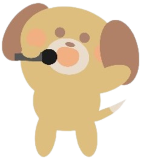 犬が歌っている